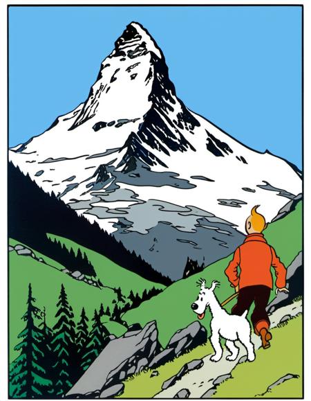 Hergé - Tintin - SDXL - v1.0 | Stable Diffusion XL LoRA | Civitai